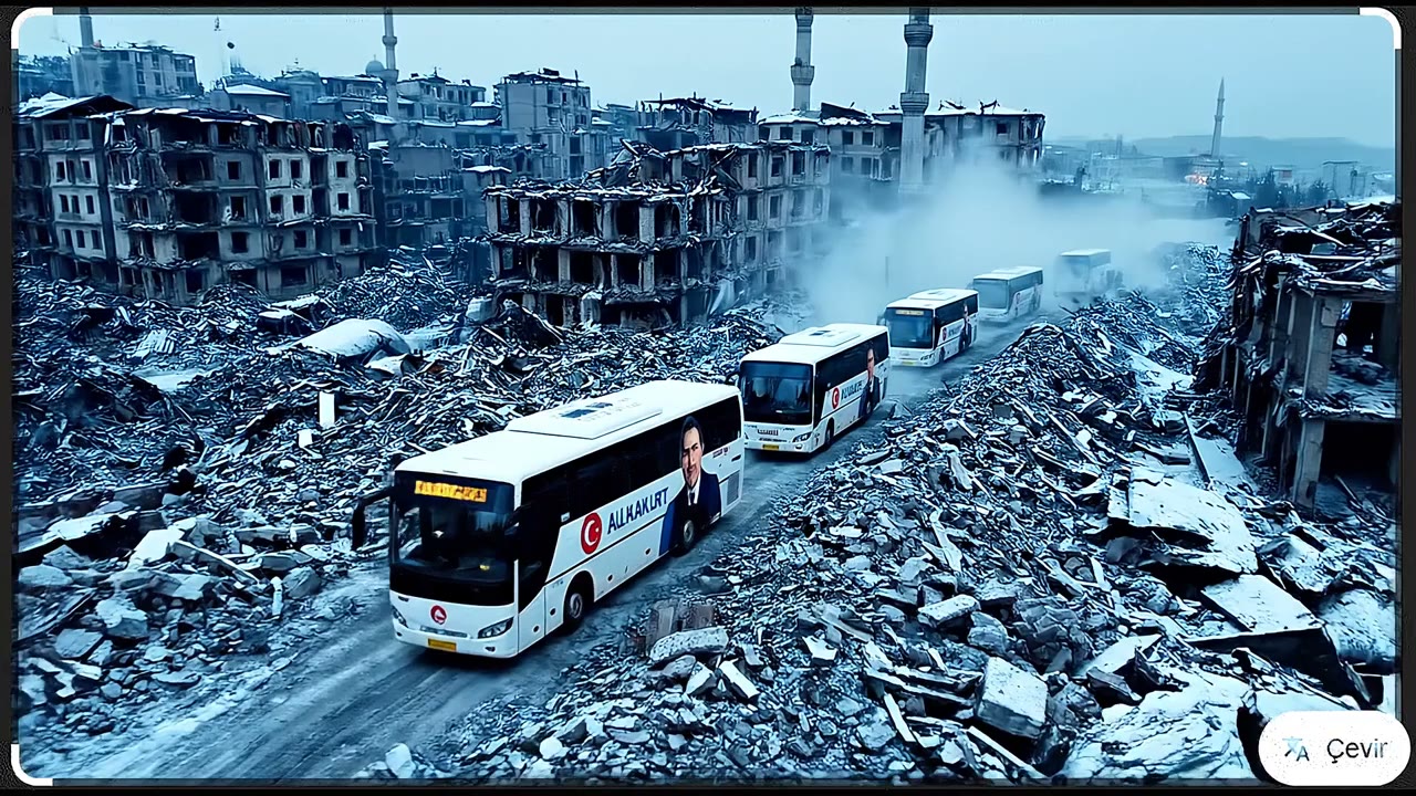 Yıkılmış Şehirde Konvoy (Sinematik Kurgu)