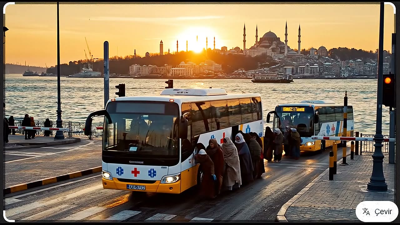 Gün Batımında Konvoy (Sinematik Kurgu)