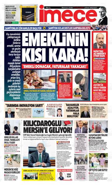 İmece gazetesi ilk sayfası