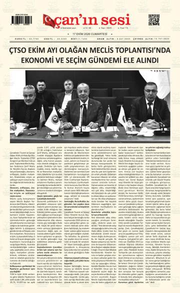 Çanın Sesi gazetesi ilk sayfası