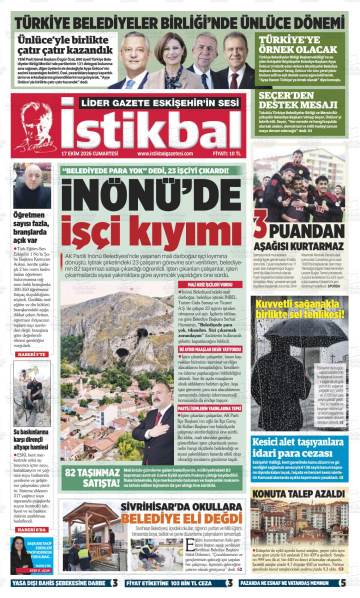 İstikbal gazetesi ilk sayfası