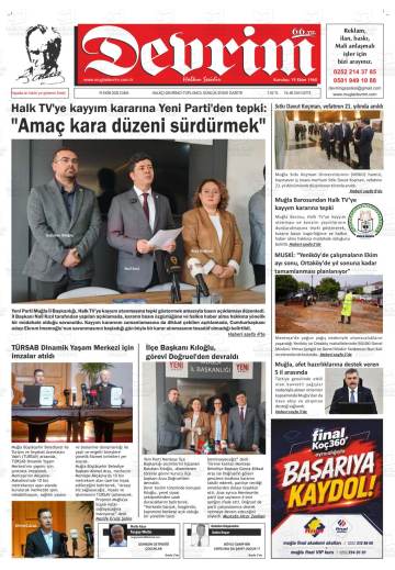 Devrim gazetesi ilk sayfası