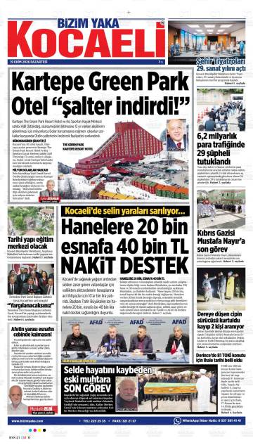 Bizim Yaka Kocaeli gazetesi ilk sayfası