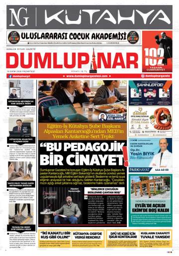 Dumlupınar gazetesi ilk sayfası