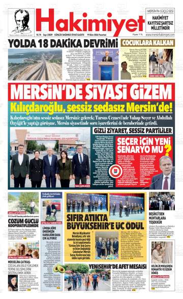 Hakimiyet gazetesi ilk sayfası