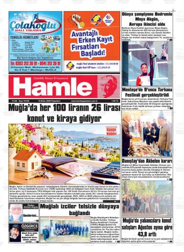 Hamle gazetesi ilk sayfası