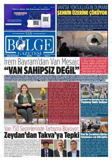 Bölge gazetesi ilk sayfası
