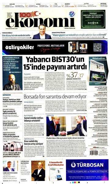 Nasıl Bir Ekonomi gazetesi ilk sayfası