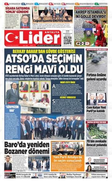 Lider gazetesi ilk sayfası