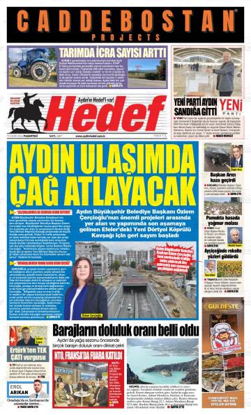 Hedef gazetesi ilk sayfası
