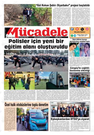Mücadele gazetesi ilk sayfası