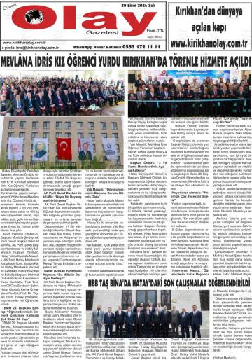 Güncel Olay gazetesi ilk sayfası