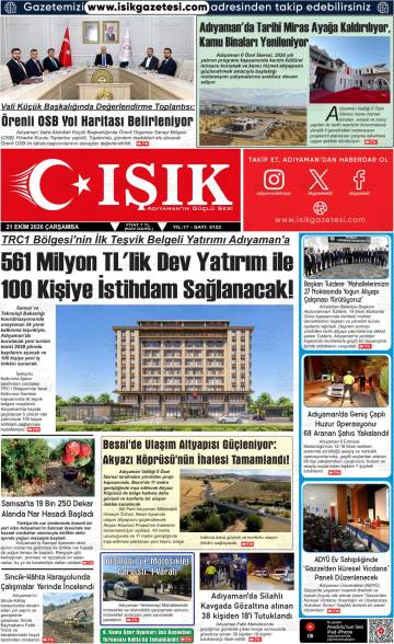 Işık gazetesi ilk sayfası