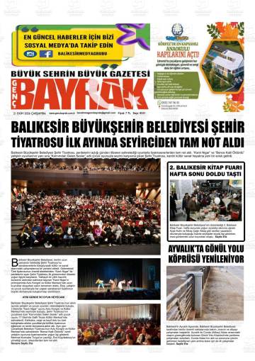 Genç Bayrak gazetesi ilk sayfası