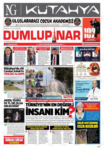 Dumlupınar gazetesi ilk sayfası