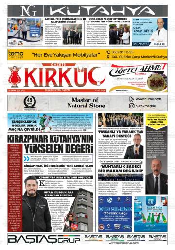 Kırküç gazetesi ilk sayfası