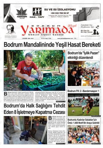 Yarımada gazetesi ilk sayfası