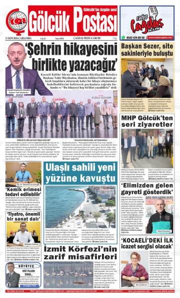 Gölcük Postası gazetesi ilk sayfası