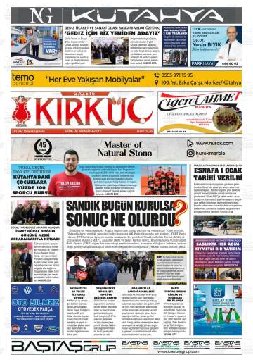 Kırküç gazetesi ilk sayfası