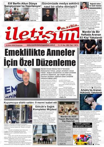 İletişim gazetesi ilk sayfası