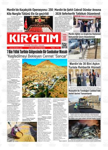 Kır'atım gazetesi ilk sayfası