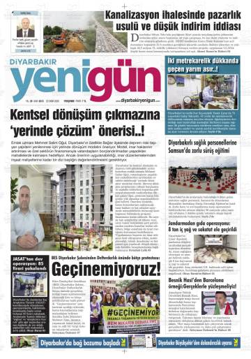 Diyarbakır Yenigün gazetesi ilk sayfası