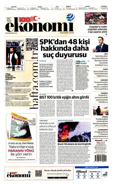 Nasıl Bir Ekonomi gazetesi ilk sayfası