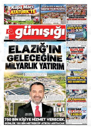 Günışığı gazetesi ilk sayfası