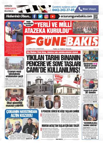 Günebakış gazetesi ilk sayfası
