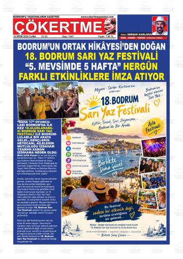 Çökertme gazetesi ilk sayfası