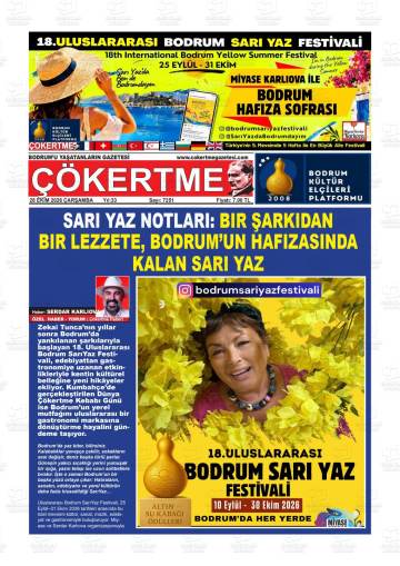 Çökertme gazetesi ilk sayfası