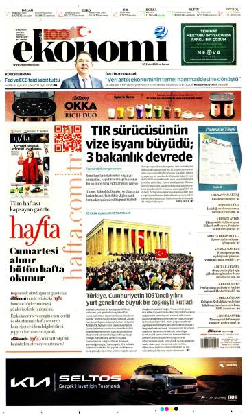 Nasıl Bir Ekonomi gazetesi ilk sayfası