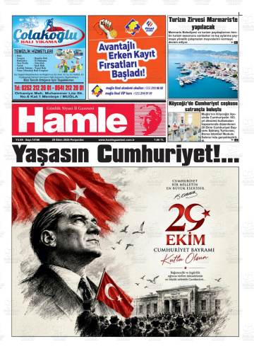 Hamle gazetesi ilk sayfası
