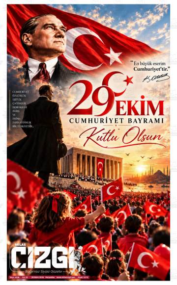 Milas Çizgi gazetesi ilk sayfası