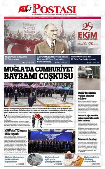 Muğla Postası gazetesi ilk sayfası