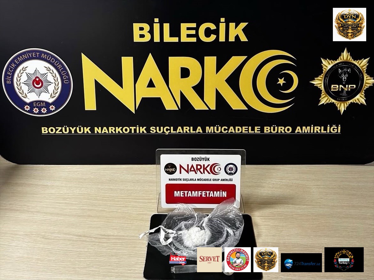 Bozüyük'te bir evde uyuşturucu bulundu, 2 şüpheli gözaltına alındı