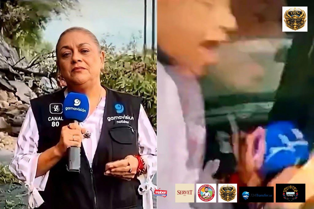 Canlı yayında korku dolu anlar: Haber sunarken canından oluyordu