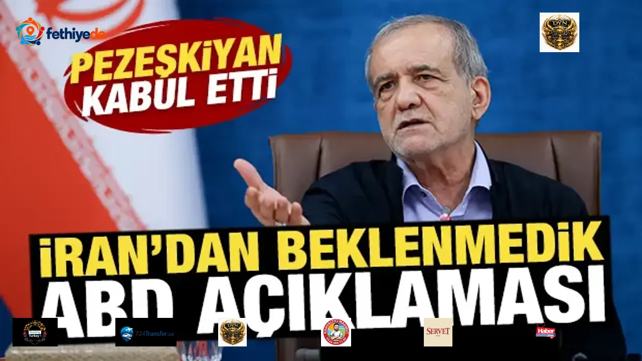 İran'dan beklenmedik ABD açıklaması! Pezeşkiyan kabul etti