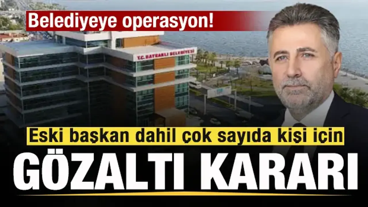 Bayraklı Belediyesi'ne operasyon! Çok sayıda gözaltı kararı