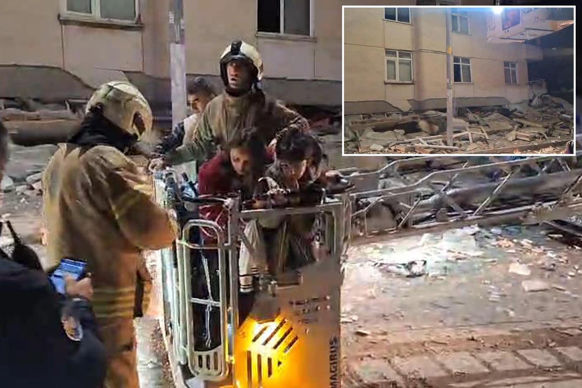 İstanbul Maltepe'de 6 katlı binada çökme oldu! Bölgeye çok sayıda ekip sevk edildi