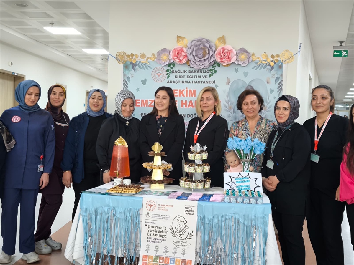 Siirt'teki hastanede anne ve anne adaylarına emzirme eğitimi verildi