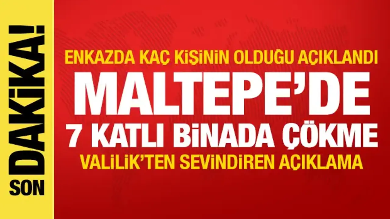 Son dakika haberi: Maltepe'de 7 katlı binada çökme! Enkazdan peş peşe müjdeli haberler