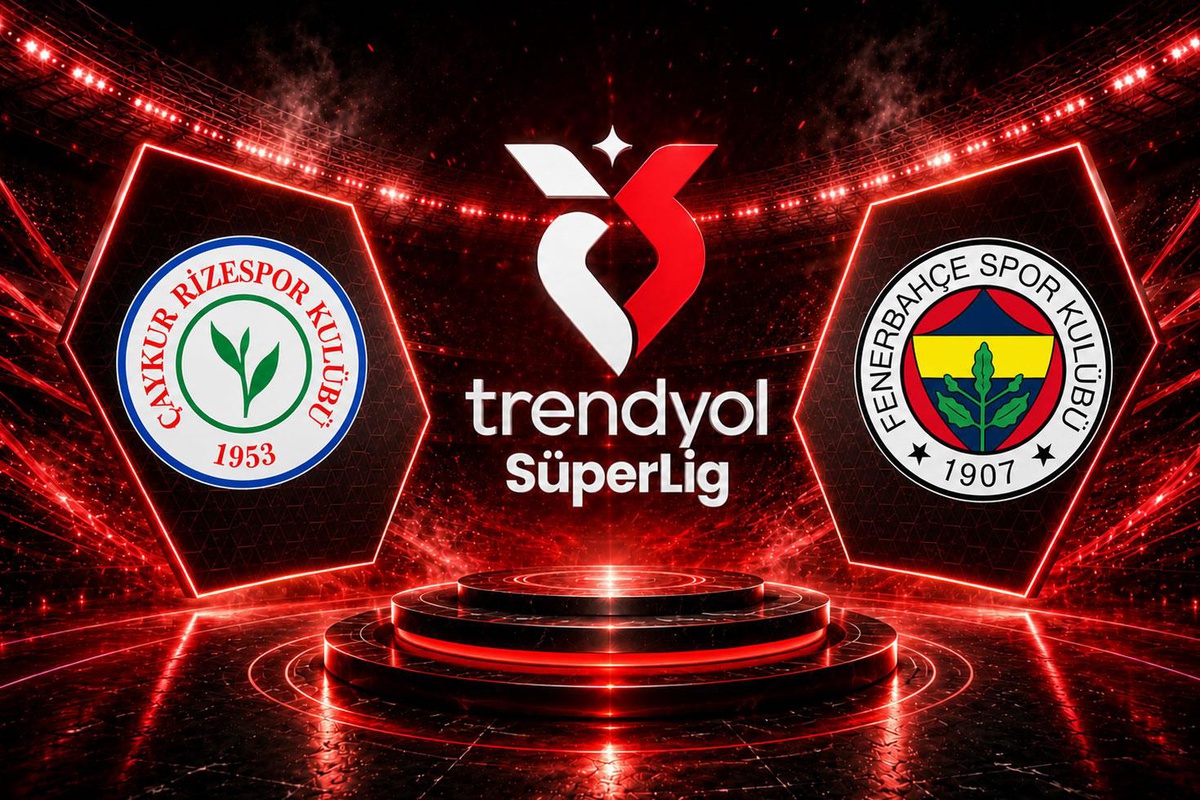 Çaykur Rizespor-Fenerbahçe maçının ilk 11'leri belli oldu