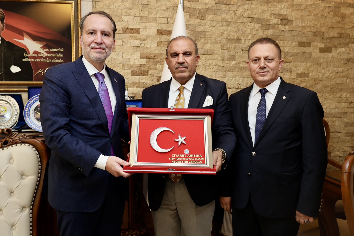 Yeniden Refah Genel Başkanı Fatih Erbakan, Reyhanlı TSO yönetimiyle görüştü