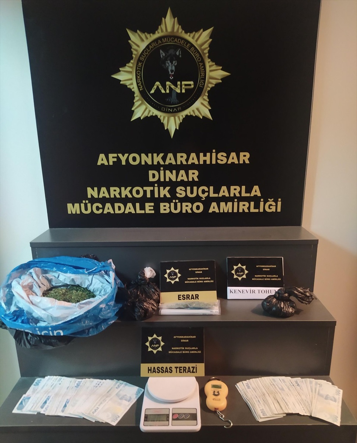 [BELEDIYE · Afyonkarahisar · Başmakçı] Afyonkarahisar'da Uyuşturucu Operasyonu: 528 Gram Esrar ve 14.500 TL Ele Geçirildi