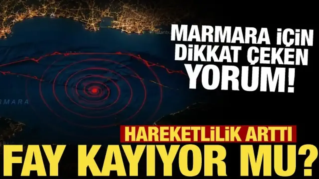 Marmara’da korkutan hareketlilik! 10 yıllık deprem detayı ortaya çıktı: Fay kayıyor...