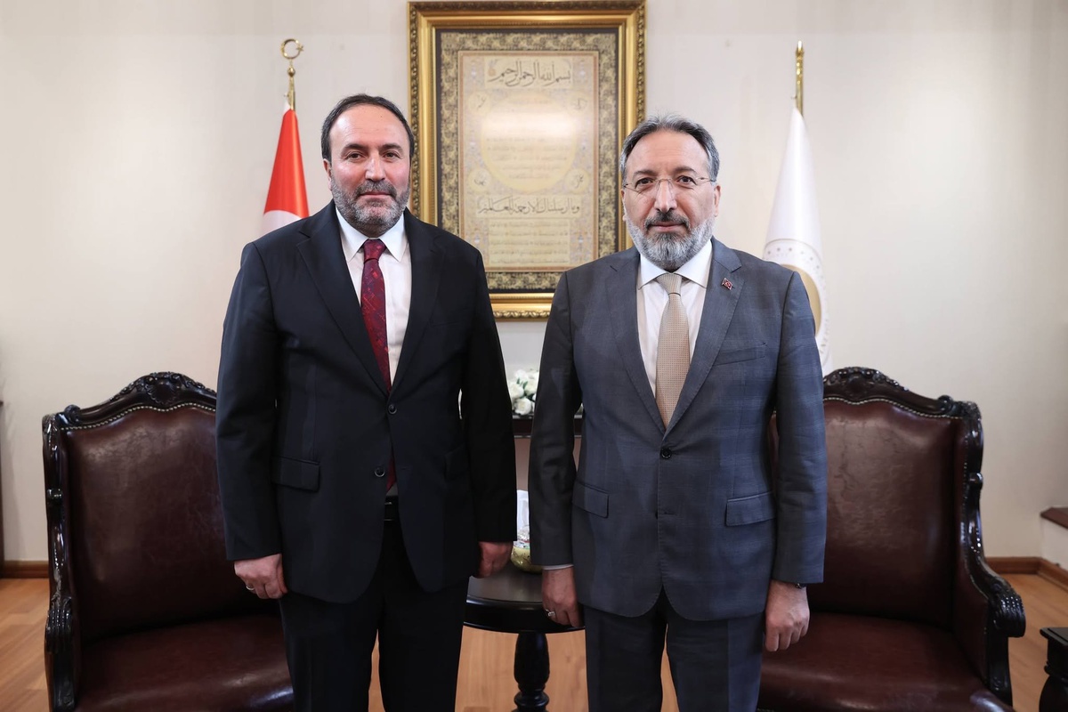 [BELEDIYE · Ağrı] Diyanet İşleri Başkanı Arpaguş, Ağrı İl Müftüsü İlhan’ı kabul etti