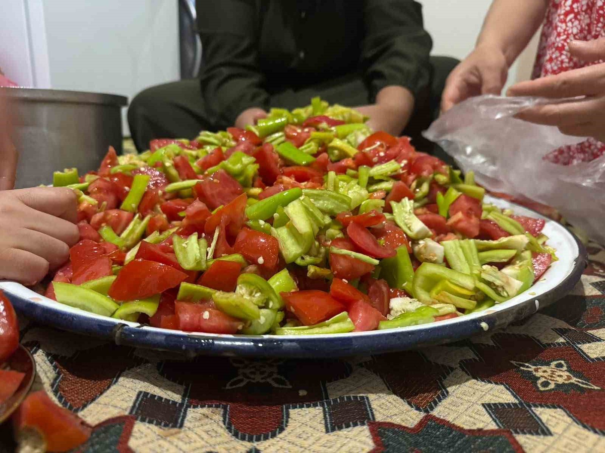 [BELEDIYE · Ağrı] Ağrı Patnos'ta vatandaşlar yaz sebzelerini kışa dondurucu ve konserveyle hazırlıyor