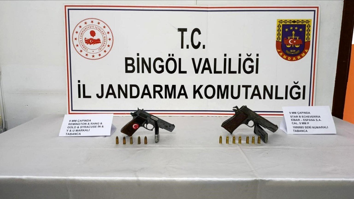 [BELEDIYE · Ağrı · Taşlıçay] Bingöl'de Silah Kaçakçılığı Operasyonu: 2 Kişi Yakalandı