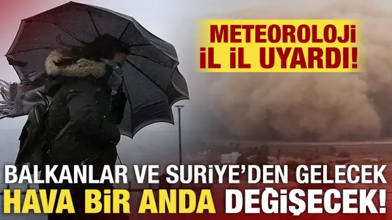 İstanbul'da hava sert dönüyor! Balkanlar üzerinden gelecek, sıcaklıklar 10 derece düşecek!